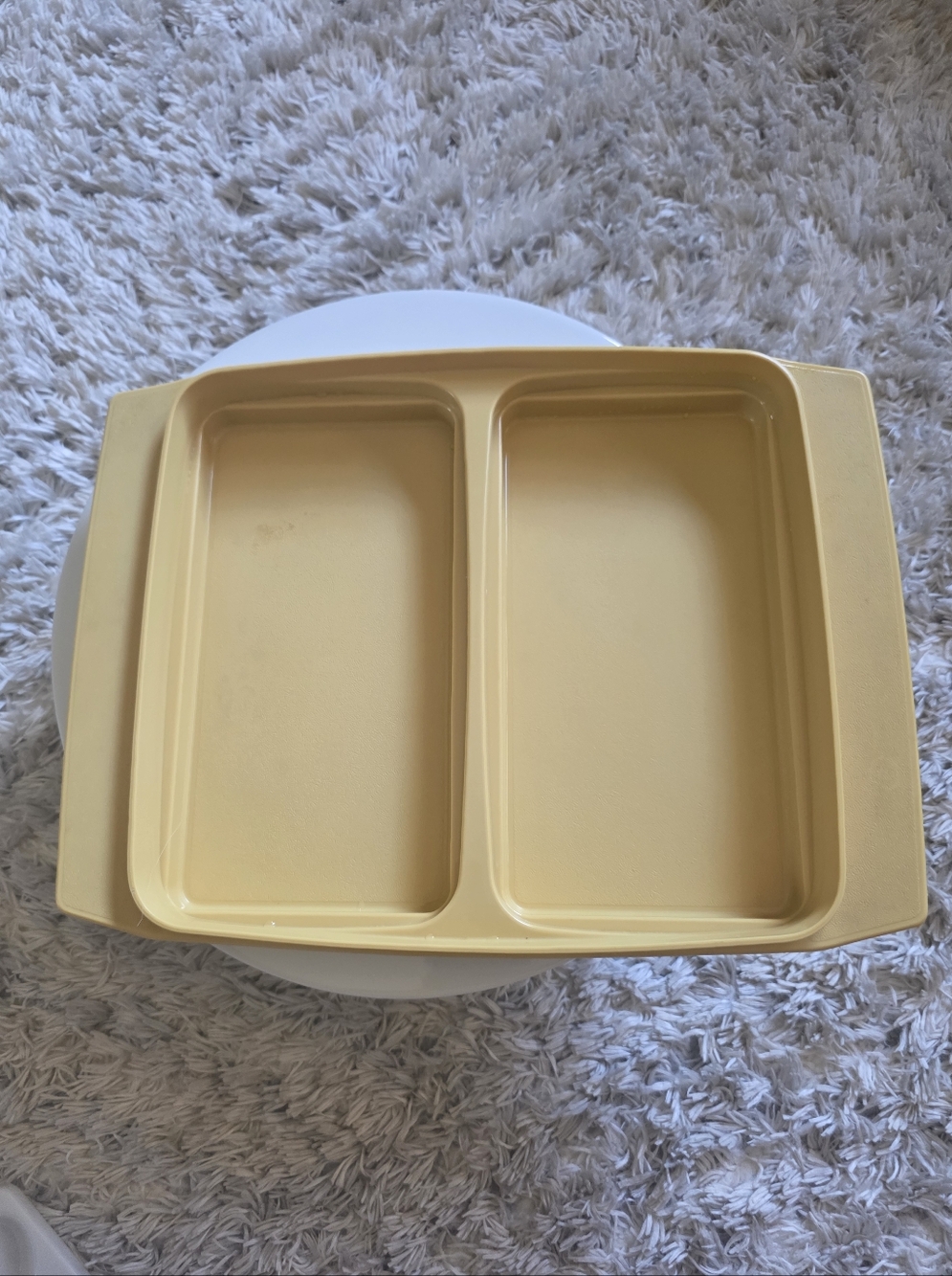 Vintage Tupperware Deviled Egg Holder Yellow - Picture 6 of 9